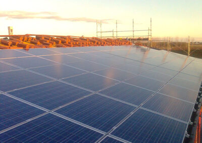 Impianto solare su tetto a Treviso
